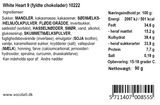 Hjerte gaveæske m. 9 fyldte chokolader - Xocolatl