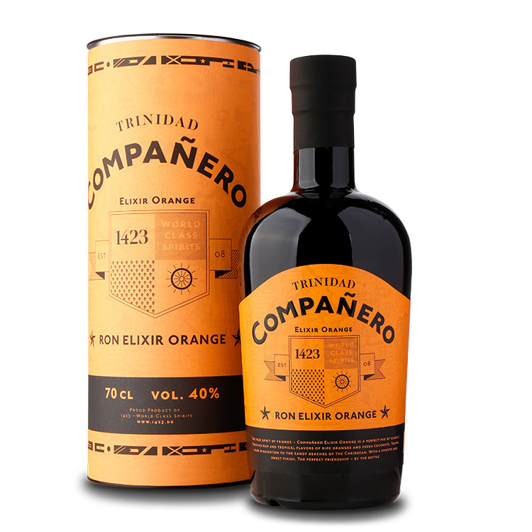 Compañero Ron Elixir Orange. Lækker rom med appelsin noter og frisk kokosnød.