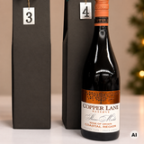 Adventskalender med rødvin