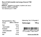 Mandler med salt & baconsmag fra Xocolatl