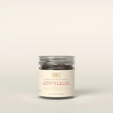 Gourmet julekugle med mango-vingummi og dulce-karamelchokolade – perfekt julegave eller julesnack.