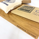 Skærebræt fra Bagsværd Lakrids og Læsø Salt