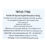 Te - 10 tebreve med English Breakfast tea, Basilur