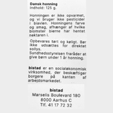Honning (125 gram) - Dansk BISTAD honning fra Aarhus