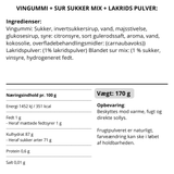 Vingummi m. Syrlig skovbær & lakridspulver - Box The Original