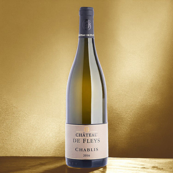 Chablis hvidvin, Chateau de FleysVingave Chablis - Chateu de Fleys i gaveæske