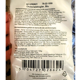 Chokoladekugle | Mælkechokolade med creme brulée og granatæble - Mørkeblå