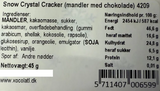 Julecracker m. Chokoladeovertrukne mandler - Xocolatl