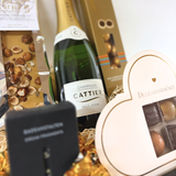 Gavekurv - Luksuriøs kurv med champagne