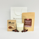 Gavepose med kaffe, Coffee Lover krus og chokolademallows