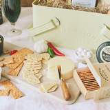 Fladbrød med ost og hørfrø, rigtigt gode til oste- eller tapasbordet.