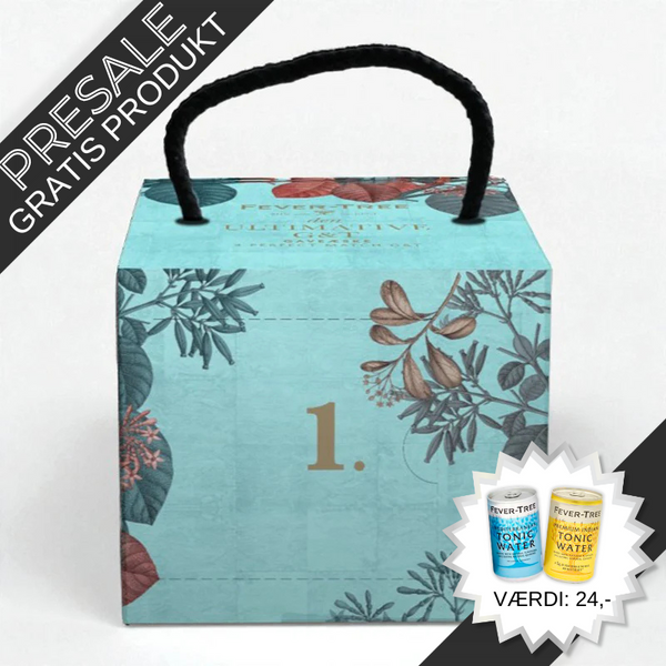 Fever-Tree Gin & Tonic adventskalender presale – eksklusiv gin kalender med gratis gave.	