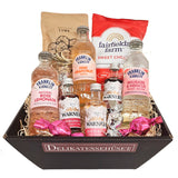 Gavekurv med gin og tonic Mix 'n' match, hvor modtageren selv kan  mixe på kryds og tværs og fremtrylle velsmagende gin-drinks