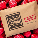 Lakrids plade fra Bagsværd lakrids med hindbær
