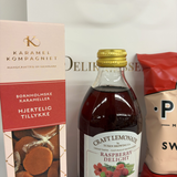 Gavepose - Rød tillykke gave