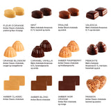 Summerbird julekalender med fyldte chokolader og små barer – økologisk luksuschokolade til 1-2 personer