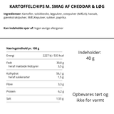 Chips - Cheddar & onion