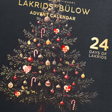 Lakridsjulekalender fyldt med dansk gourmetlakrids, chokoladeovertrukne lakridskugler og Limited Editions.	