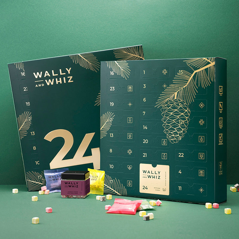 Vingummi Julekalender Grøn 2025 - Wally & Whiz