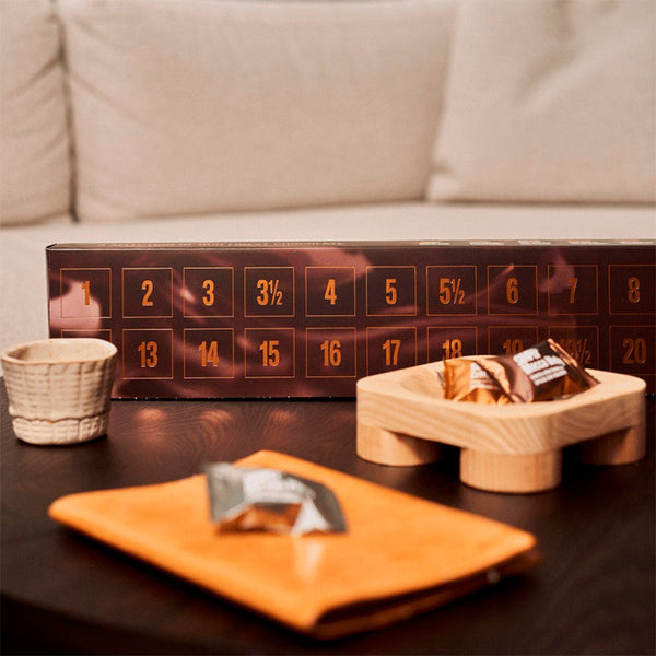 Julekalender fra Simply Chocolate. Simply for Chocolate Lovers. Bestil online ved Delikatessehuset.