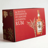 Rom Julekalender med 24 flasker små rom fra MacY - køb den hos Delikatessehuset.