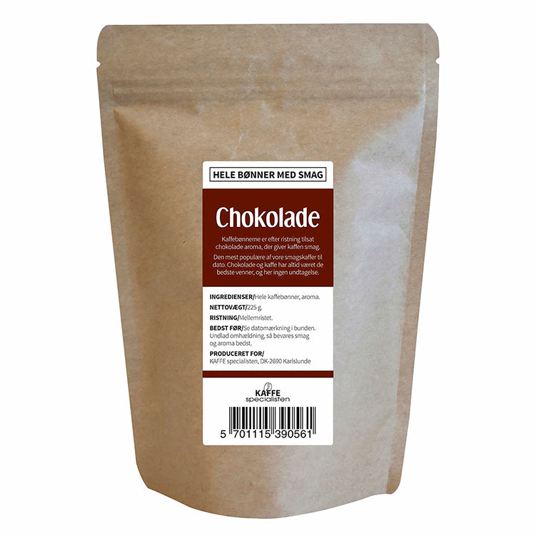 Kaffe med chokolade aroma. Chokoladekaffe online