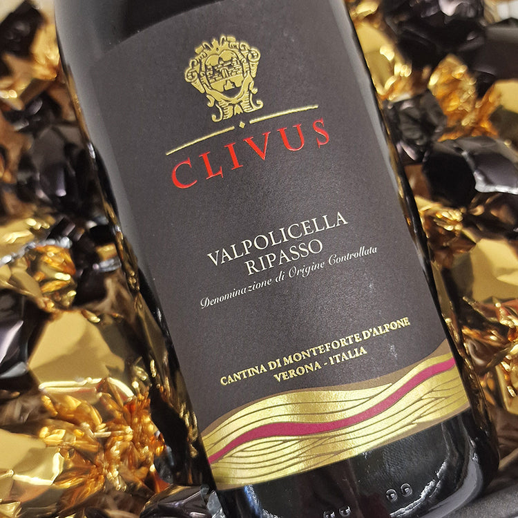 Gavekurv - vingave med Valpolicella Ripasso og chokolade