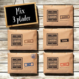 Mix selv lakrids plade mix fra Bagsværd Lakrids