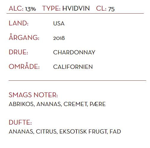 Fadlagret Chardonnay, Smoking Loon