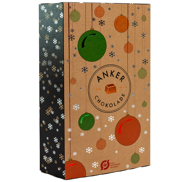 Julekalender fra Anker Chokolade. Bestil online hos Delikatessehuset