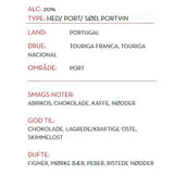 Portvin 10 års. Dalva Portvin