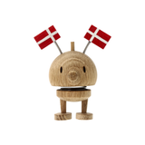Celebration Bumble i egetræ med små flag til fødselsdag