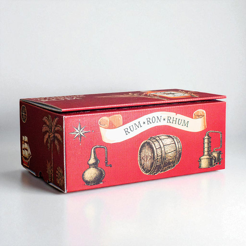 Rom Julekalender med 24 flasker små rom fra MacY - køb den hos Delikatessehuset.