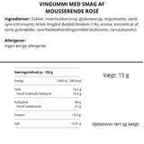 Cocktail vingummi med SPARKLING ROSÉ fra SWEEDS (Flowpack)