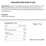 Cocktail vingummi med GIN fra SWEEDS (Flowpack)