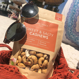 Søde og saltede cashewnødder fra Gurusnack