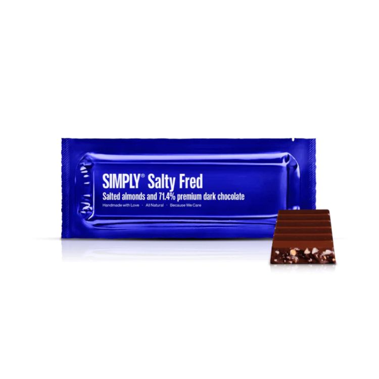 Simply chocolate salty fred bar