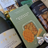 STor Champagnegave med specialøl, lakrids, chokolade og karameller