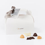 Summerbird Refill julekalender med 48 økologiske, nummererede chokolader i mørk og Amber – perfekt som genopfyldning eller lav-selv pakkekalender.