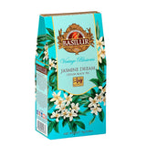 Denne blomstrede æske er en del af vores 'Vintage Blossoms'- serie af kvalitetste fra Sri Lanka, og denne variant indeholder en sort te fra den berømte Nuwara Eliya plantage, som er tilsat jasminblomst og kornblomst.