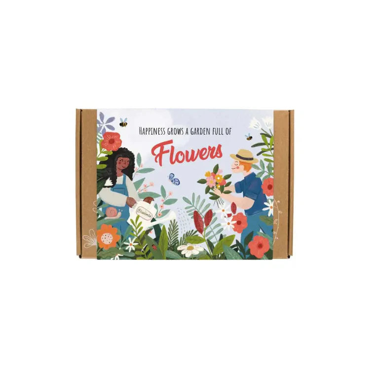 Gaveæske 'Happiness grows a garden full of flowers', Blossombs