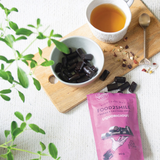 Vegansk og sukkerfri lakrids – blød, smagfuld lakrids lavet med naturlige farver og smagsstoffer, et ansvarligt valg uden at gå på kompromis med smagen.