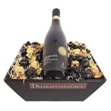 Gavekurv - vingave med Valpolicella Amarone og chokolade