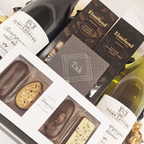 'TAK' gavekurv med Bourgogne vin, nødder & chokolade