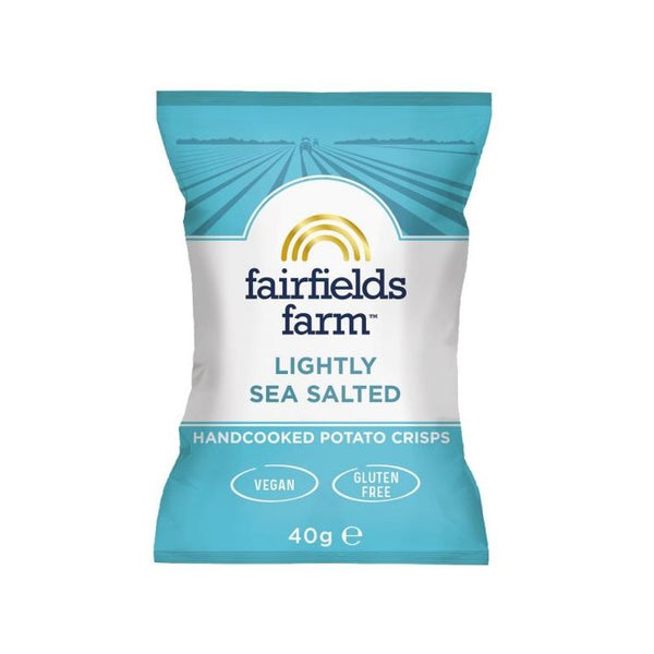 Tykke kartoffelskriver kogt i solsikkeolie, med en skøn smag af salt fra Fairfields Farm