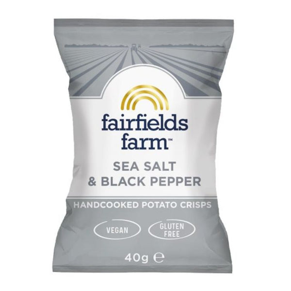 Fairfields farm chips - salt & peber. Køb online gourmetchips