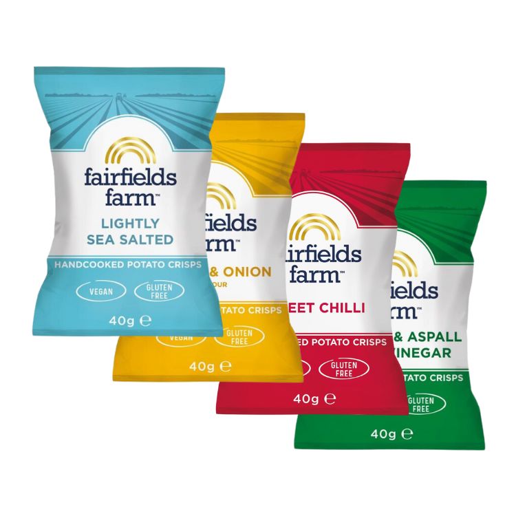 Chips fairfields farm, 4-pak