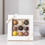 Chokoladegaveæske med 9 fyldte chokolader - Xocolatl