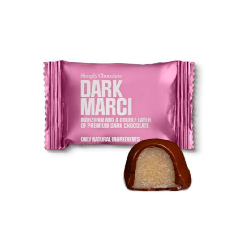 Simply Chocolate Dark Marci small one flowpack