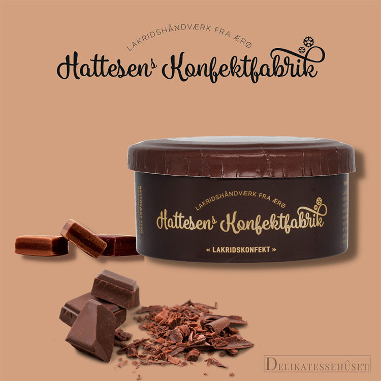 Hattesen Konfektfabrik Lakridskonfekt med chokolade, Gran Cru Friis Holm